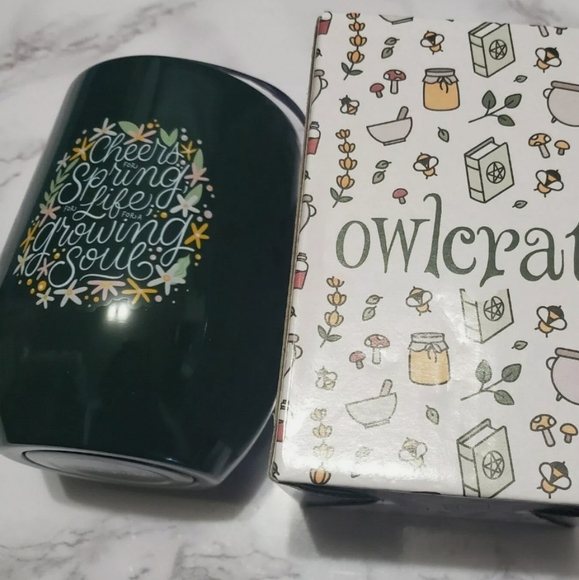Owlcrste Tumbler Wine Cup, mug Cheers For Spring - Picture 2 of 5